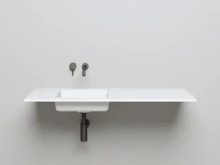 Встраиваемая раковина Salini Marea 07 S-Stone 1802207M 42см белый матовый